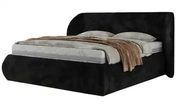 Polsterbett 160x200 Schwarz 205 cm 160x200 cm Polsterbett 160x200 Basaltgrau Basaltgrau