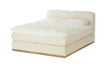 Boxspringbett Esop H2 & H3 180 cm Cremeweiß