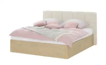 Polsterbett mit Bettkasten Foret Creme