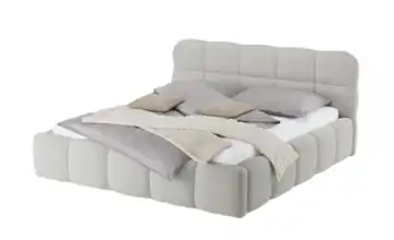 Polsterbett mit Bettkasten Lux Grau 180 cm