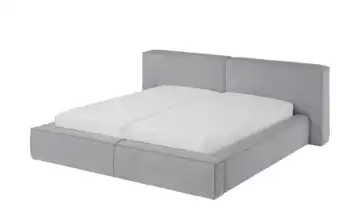 Polsterbett mit Bettkasten Gratia 160 cm Grau