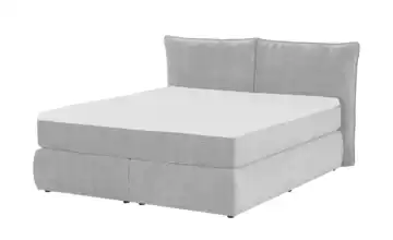 switch Boxspringbett Gaya Grau 140 cm