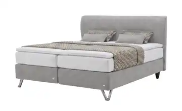 RUF Boxspringbett Adesso Hellgrau 180 cm H2 & H3