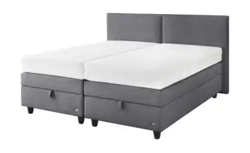 RUF Boxspringbett mit Bettkasten Camina 160 cm H2 & H3 Anthrazit
