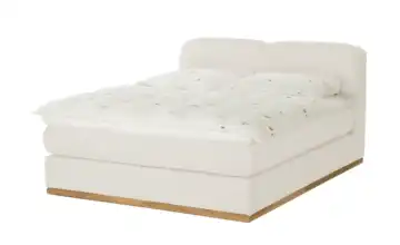 Boxspringbett Esop H3 & H4 180 cm Cremeweiß