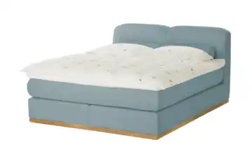 Boxspringbett Esop H2 & H3 160 cm Hellblau