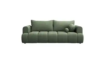 Selsey Schlafsofa  Dandelino Grün Chenille