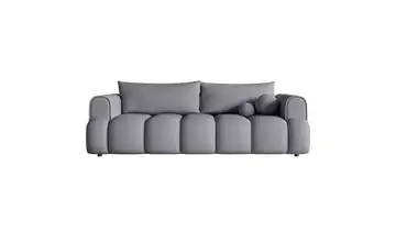 Selsey Schlafsofa  Dandelino Grau Boucléstoff