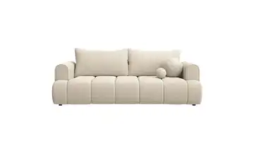 Selsey Schlafsofa  Dandelino Hellbeige Chenille