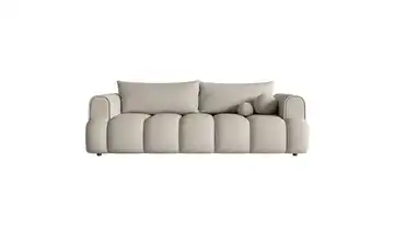 Selsey Schlafsofa  Dandelino Hellbeige Boucléstoff