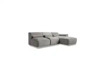 Miuform Ecksofa modular Flex Felix  rechts Grau