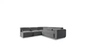 Miuform Wohnlandschaft modular Flex Felix links Dunkelgrau