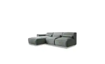 Miuform Ecksofa modular Flex Felix  links Olivgrün