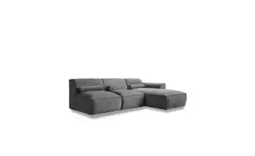 Miuform Ecksofa modular Flex Felix  rechts Dunkelgrau