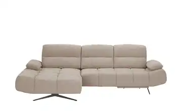switch Ecksofa Falcao Erweiterte Funktion Cappuccino links