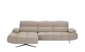 switch Ecksofa Falcao Grundfunktion Cappuccino links
