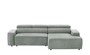 switch Ecksofa Liam Grundfunktion Velours Grau rechts