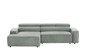 switch Ecksofa Liam Grundfunktion Velours Grau links