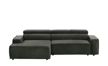 switch Ecksofa Liam Grundfunktion Velours Anthrazit links
