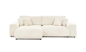 Ecksofa Mollis Hellbeige links