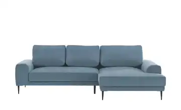 switch Ecksofa Capitol Grundfunktion rechts Blau Chenille