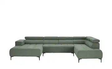 switch Wohnlandschaft Caro Grundfunktion rechts Mikrofaser Khaki