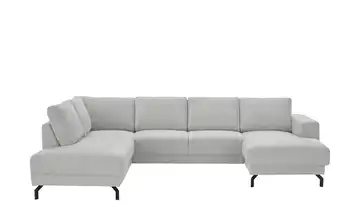 switch Wohnlandschaft Brazil Grau Chenille links