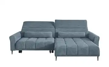 Ecksofa Logan rechts Blau