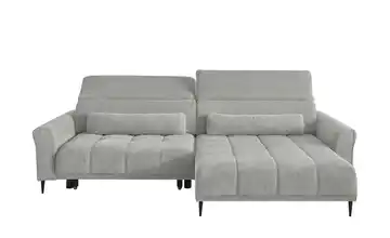 Ecksofa Logan rechts Hellgrau