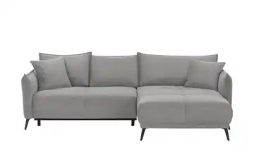pop Ecksofa Vega De Luxe Silbergrau