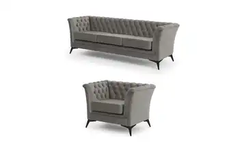  Chesterfield Polstergarnitur 3+1  Wilhelm