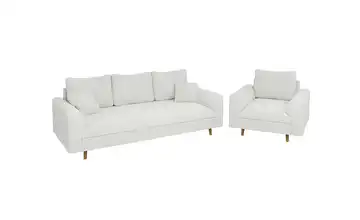 Polstergarnitur 3+1 Weiß