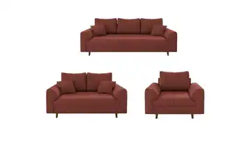 Polstergarnitur 3+2+1 Maya Terracotta