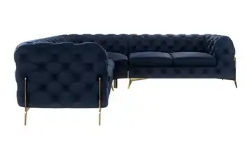 Ecksofa Marineblau