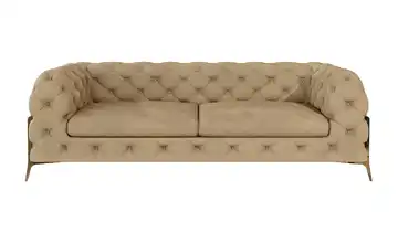 Chesterfield Einzelsofa Beige