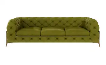 Chesterfield Einzelsofa Olivgrün