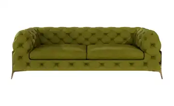 Chesterfield Einzelsofa Olivgrün