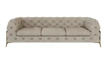 Chesterfield Einzelsofa Creme