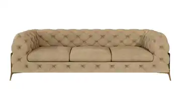 Chesterfield Einzelsofa Beige