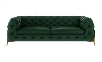Chesterfield Einzelsofa Flaschengrün
