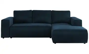 Ecksofa Dunkelblau Ecksofa Blau Velvet rechts Dunkelblau
