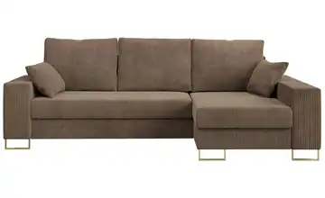 Ecksofa Hellbraun Braun Ecksofa Braun Cord