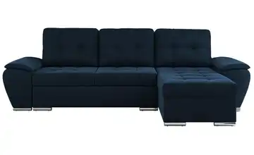 Ecksofa Dunkelblau Ecksofa Blau Velvet Dunkelblau