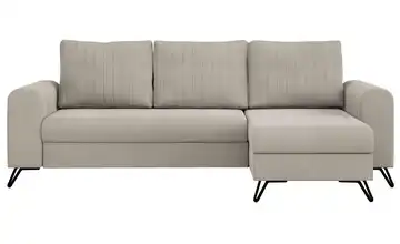Ecksofa Dunkelbeige Ecksofa Beige Velvet Dunkelbeige