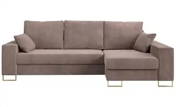 Ecksofa Rosa Pink Ecksofa Pink Cord