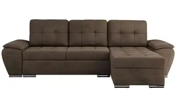 Ecksofa Braun Ecksofa Braun Velvet Braun