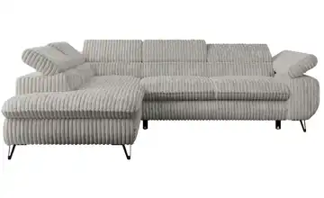 Ecksofa Hellgrau Ecksofa Grau Cord links Hellgrau
