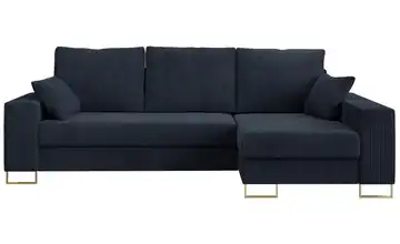 Ecksofa Dunkelblau Blau Ecksofa Blau Cord