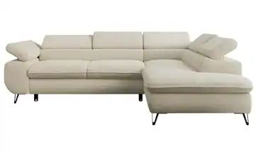 Ecksofa Beige Ecksofa Beige Boucle rechts Beige