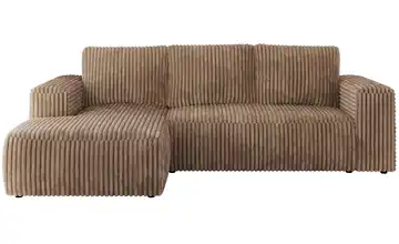 Ecksofa Braun Ecksofa Braun Cord links Braun